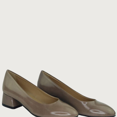 Pretty Taupe Leather Heels andreacarrano 