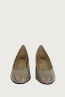 Pretty Taupe Leather Heels andreacarrano 