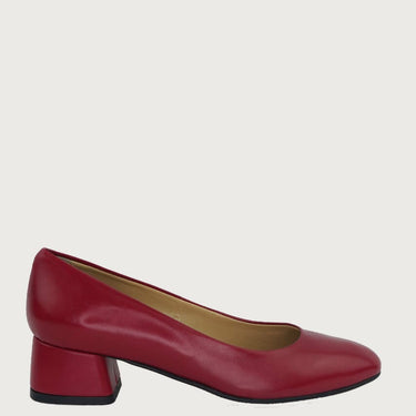 Pretty Wine Leather Heels andreacarrano 