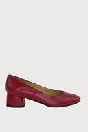 Pretty Wine Leather Heels andreacarrano 