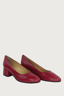 Pretty Wine Leather Heels andreacarrano 