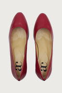 Pretty Wine Leather Heels andreacarrano 