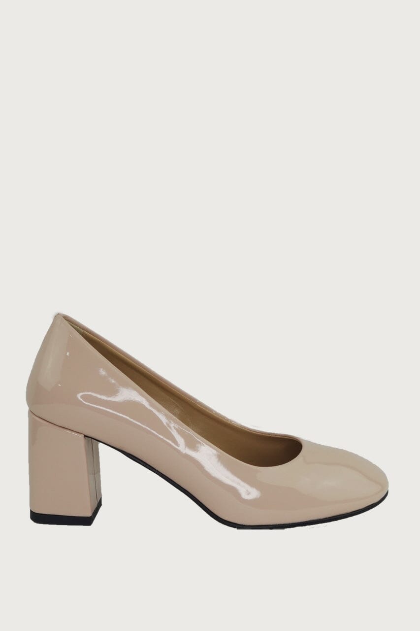Serena Nude Patent Heels andreacarrano 
