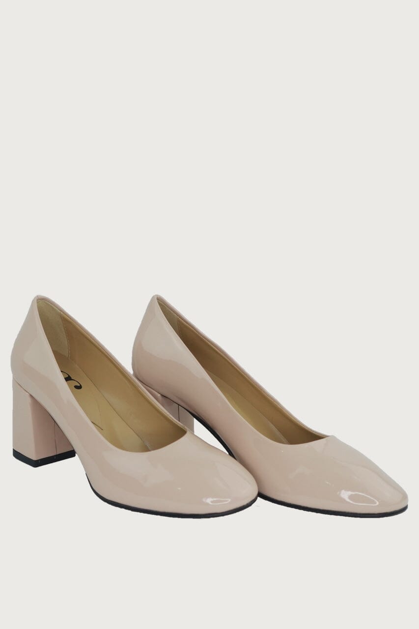 Serena Nude Patent Heels andreacarrano 